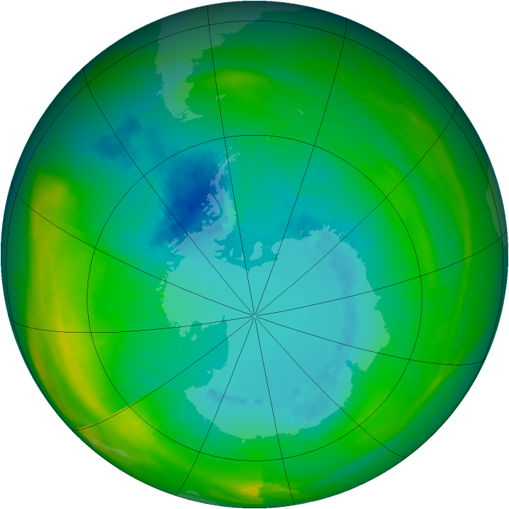 Ozone Map 1981-08-29